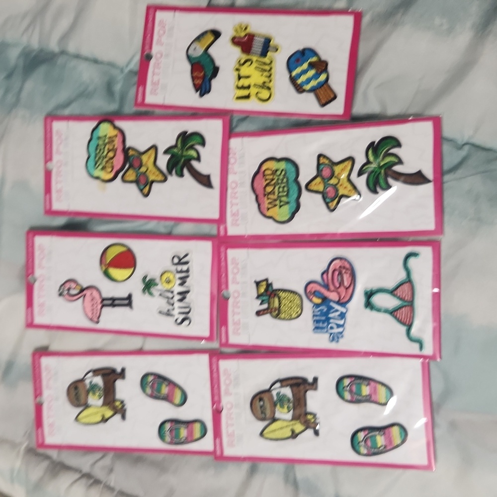 NWT Bundle of Summer Iron-Ons